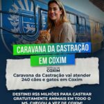 Vereadora Lourdes destaca chegada da Caravana da Castração em Coxim