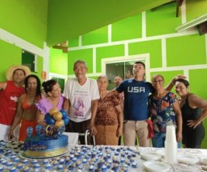 Família Camposano em festa na cidade de Coxim-MS