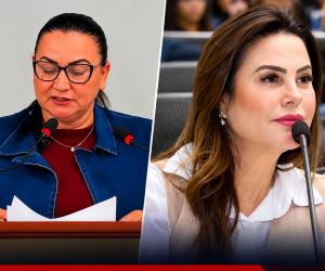 Lourdes assistente social e Mara Caseiro
